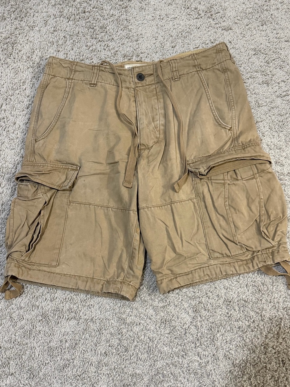 Vintage Abercrombie & Fitch Paratroop Cargo Shorts Size 32